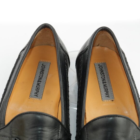 Johnston Murphy Mens Loafer Size 10 M Black Calfskin Leather Tasseled Dress Shoe main image 7